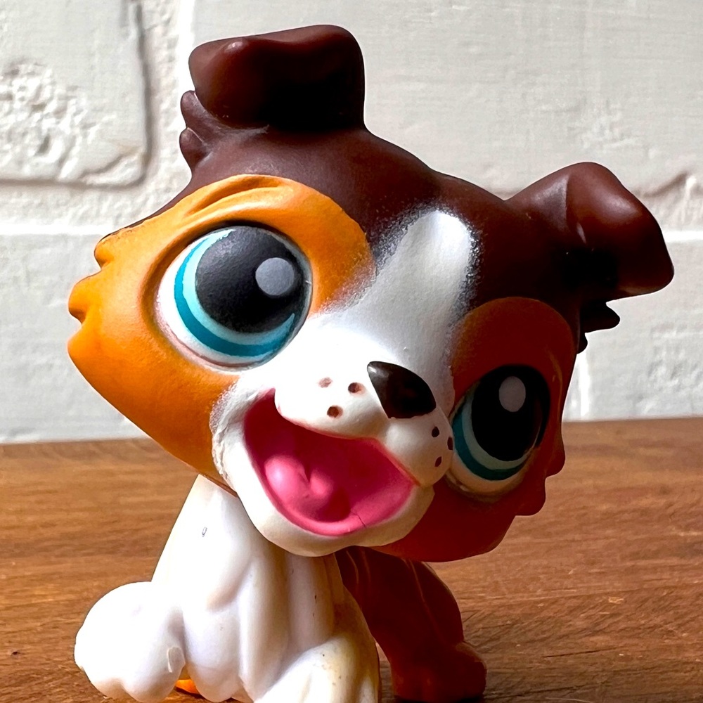 LPS Littlest Pet Shop dog with open mouth